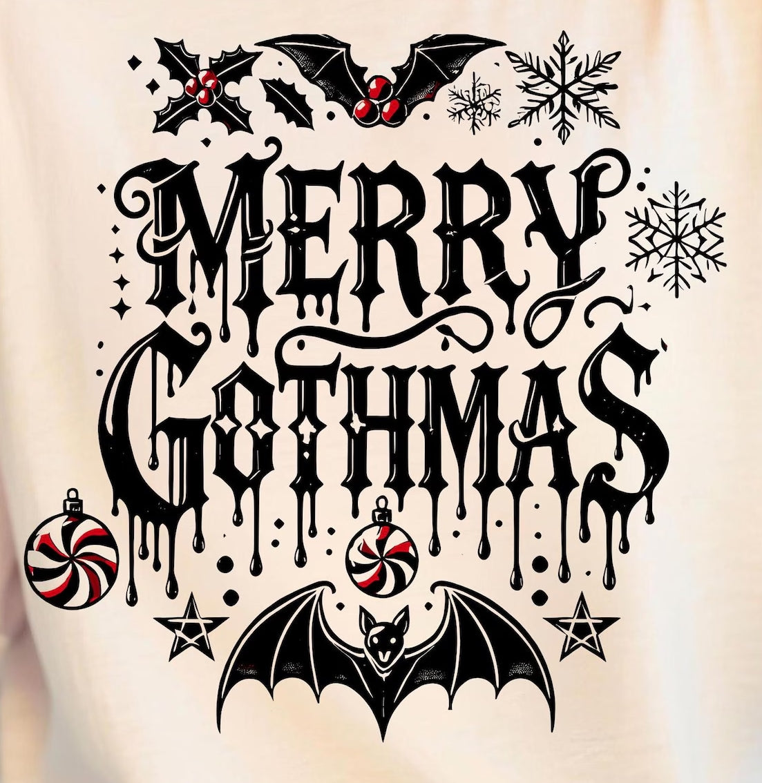 Merry Gothmas Printed Shirt