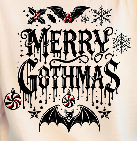 Merry Gothmas Printed Shirt